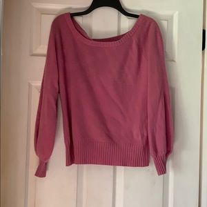 Scoop neck cashmere sweater